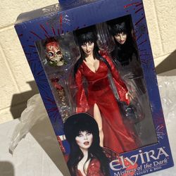 Collectable Elvira Doll & Collectable Inspector Gadget Figurine 