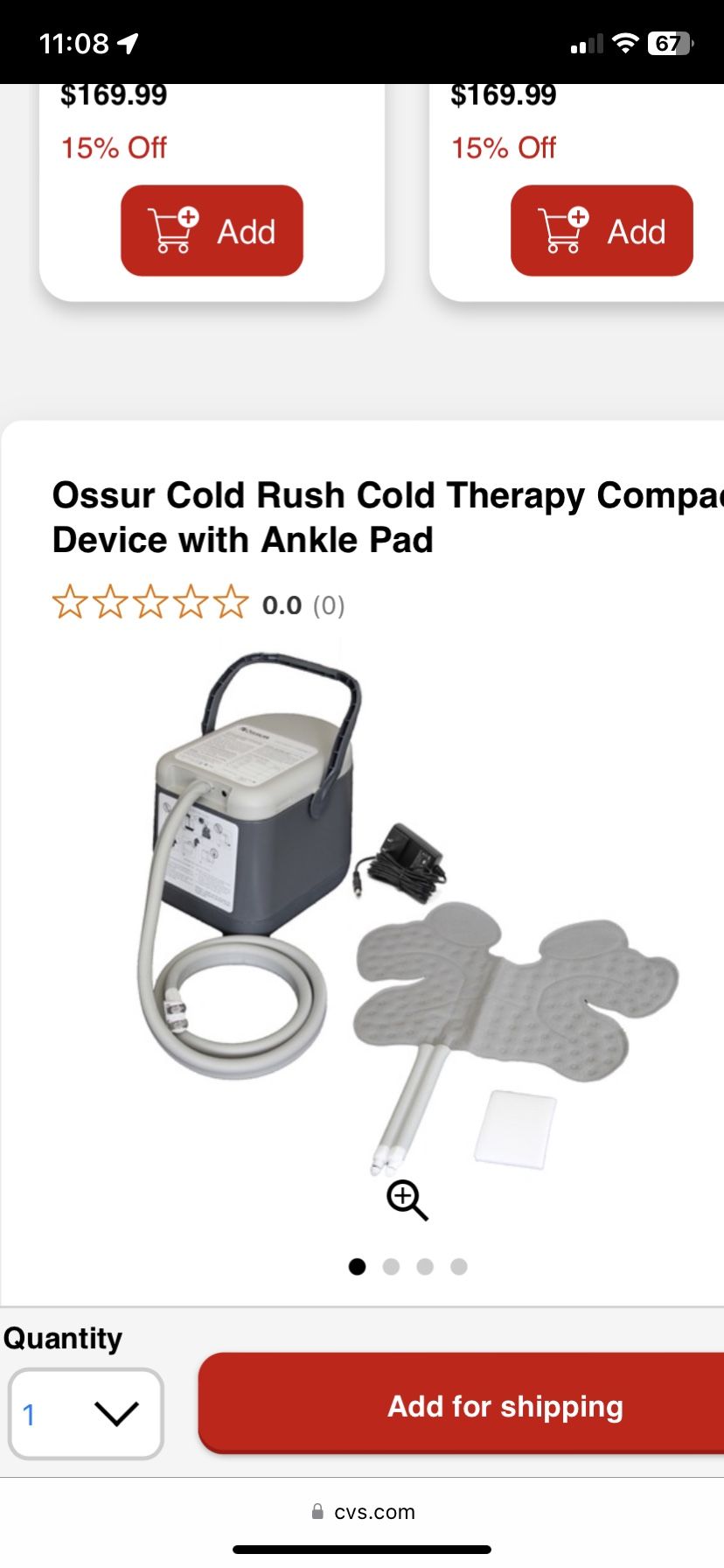 Ossur Cold Rush Therapy 