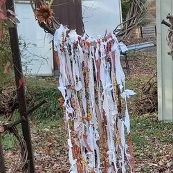 Boho Rag Tied Wreath 