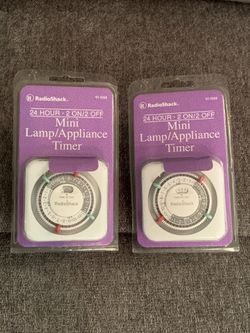 Mini Lamp Appliance Timer Kitchen Bundle Radioshack