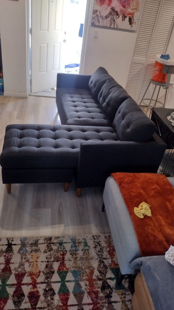 Used Black Couch 