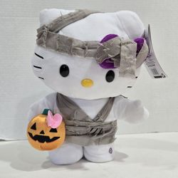 Hello Kitty Mummy Side Stepper 14" Musical Gemmy Harpsi Sanrio Tested Halloween