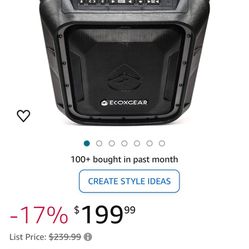 Loud Speaker (Exogear Ecoboulder) Rugged Waterproof