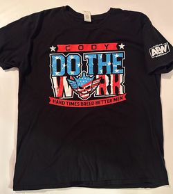 Cody Rhodes “Do The Work” AEW Tshirt Adult XL