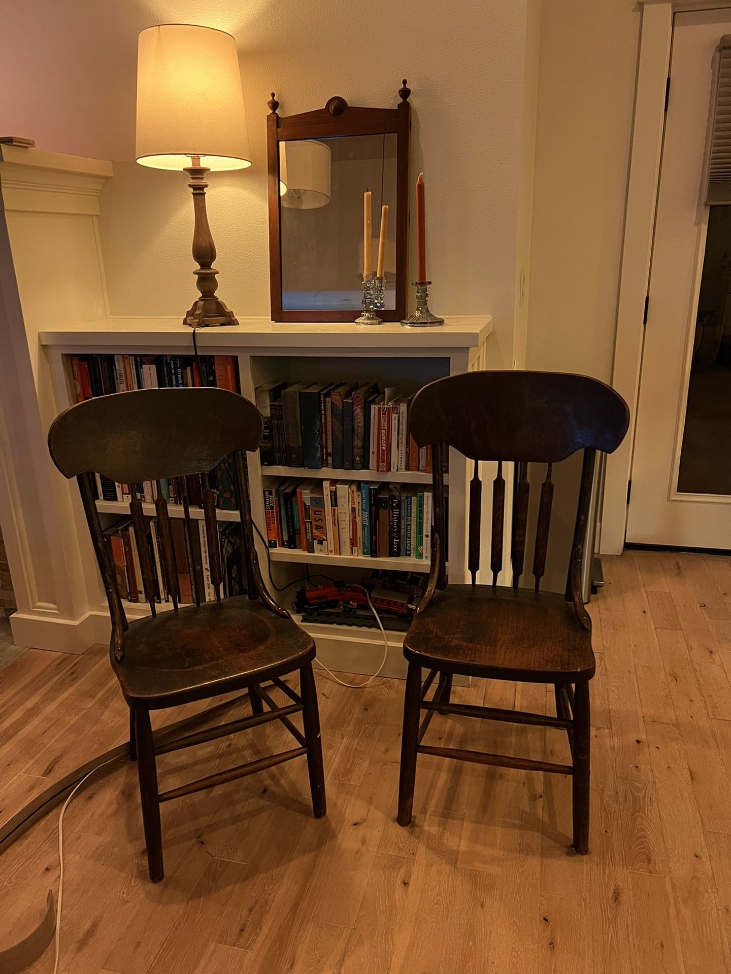 Pair of Antique wooden chairs