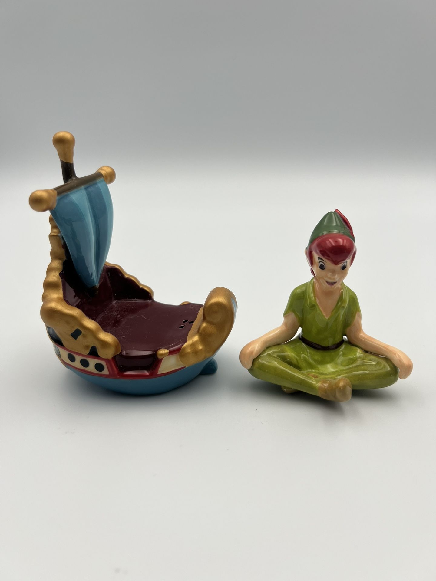 Peter Pan And Tinker Bell Salt And Pepper Shakers