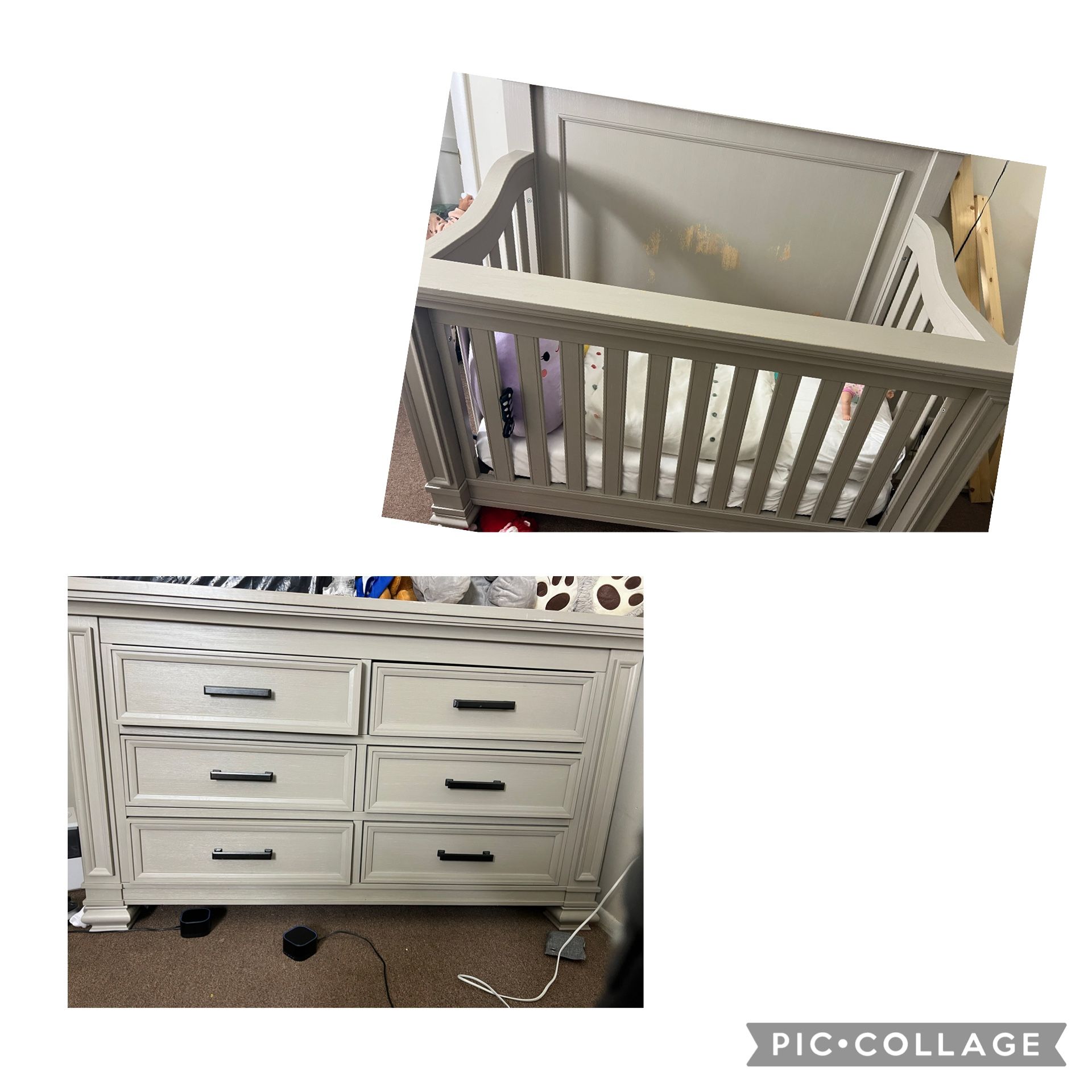 Crib And Matching Dresser