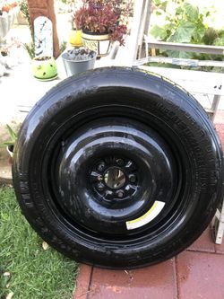 2014 2015 2016 2017 infiniti qx50 WHEEL 17X4 COMPACT SPARE Tire