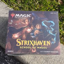 Magic The Gathering Strixhaven School of Mags Megabox Brand New Unopened Factory Sealed‼