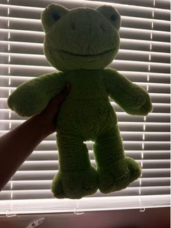 Build-A-Bear Spring Green Frog with clothes