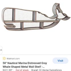 Whale Wall Shelf