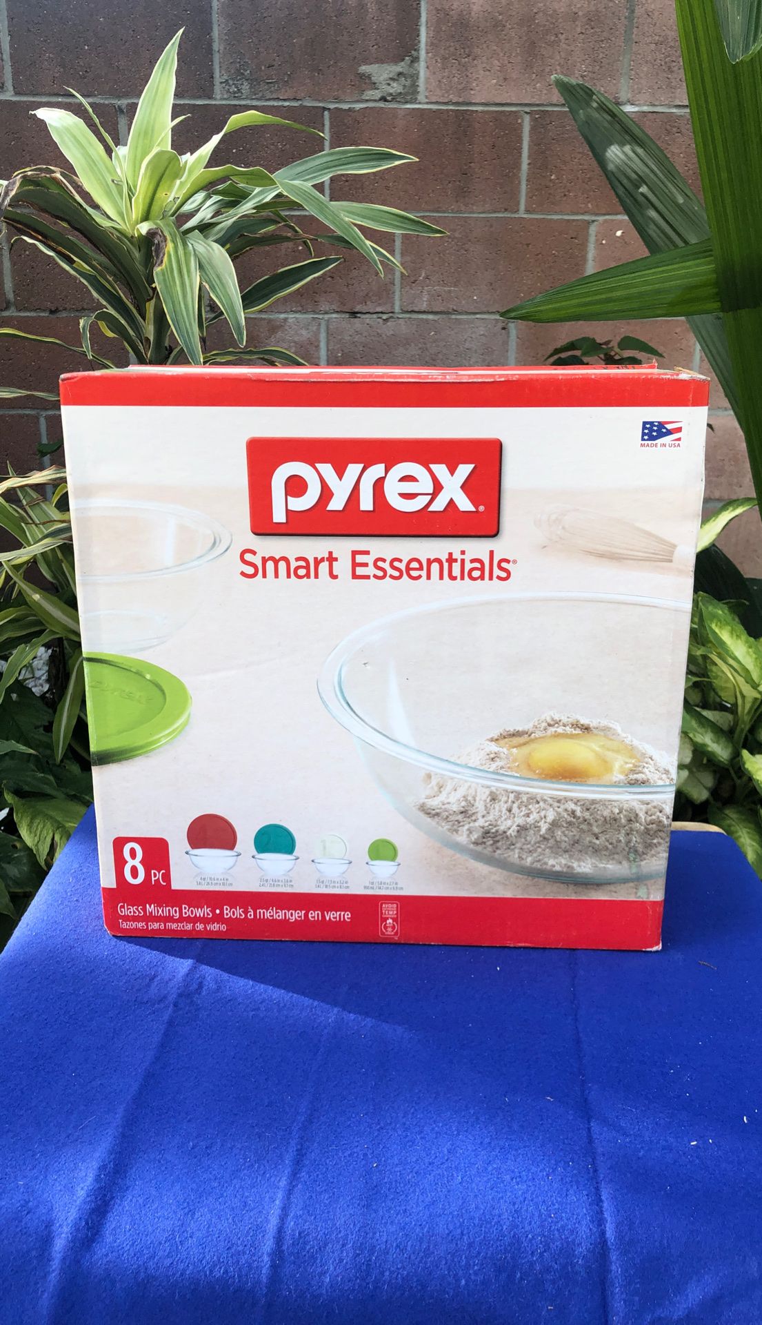 Pyrex Smart Essentials Glass mixing bowls