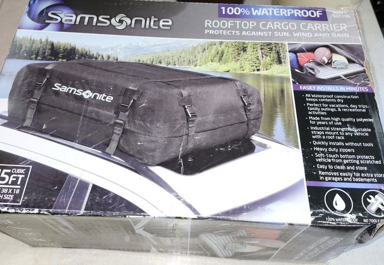 Samsonite Waterproof Roof Top Carrier New in Box PD $99 @ REI
