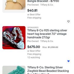 Tiffany & Co 925 bracelet