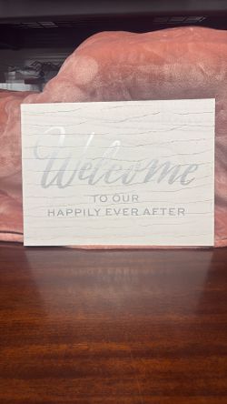Wedding Welcome Sign