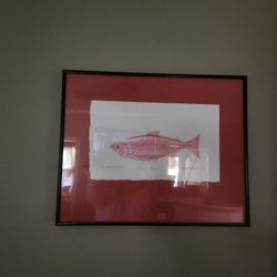 Framed Fish Print