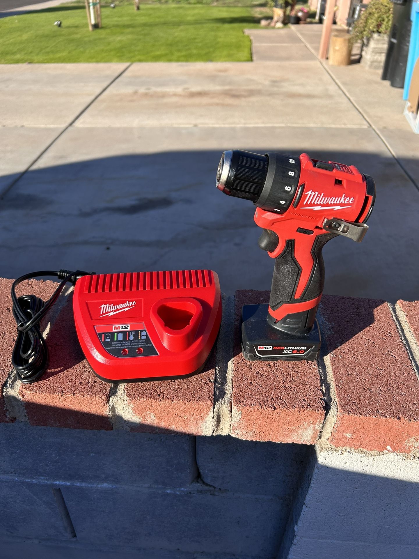 M12 Drill With 6 Ah Battery And Charger. New 