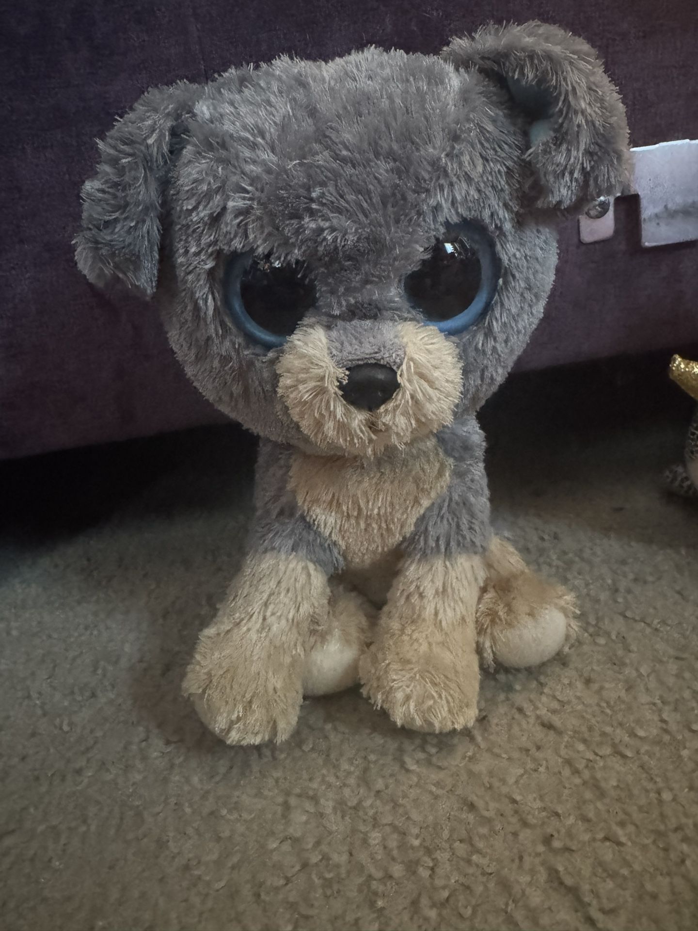 Rare Original Ty Beanie Boo Scraps Dog 2011
