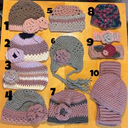 Crocheted Beanies