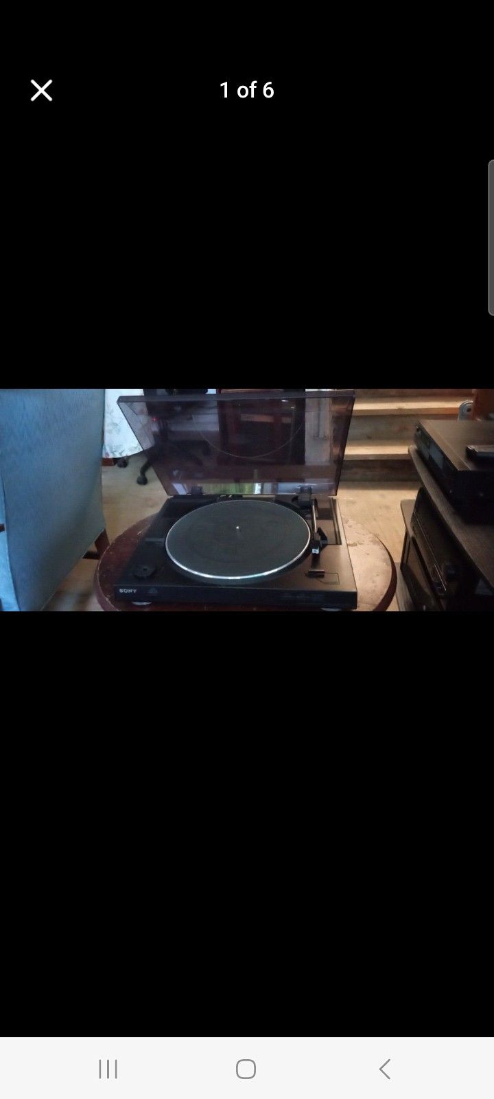 SONY FULLY AUTOMATIC TURNTABLE WITH BUILT-IN PHONO PREAMP $200 FINAL PRICE