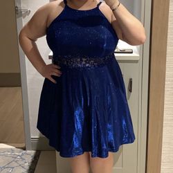 Blue Formal Prom Dress