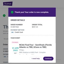 2 Tix To Sdsu Aztecs Final 4