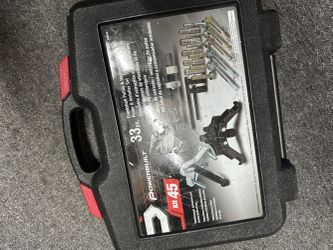 Powerbuilt 33 Pcs Crankshaft Pulley Harmonic Balancer Puller (6486616)(40548)