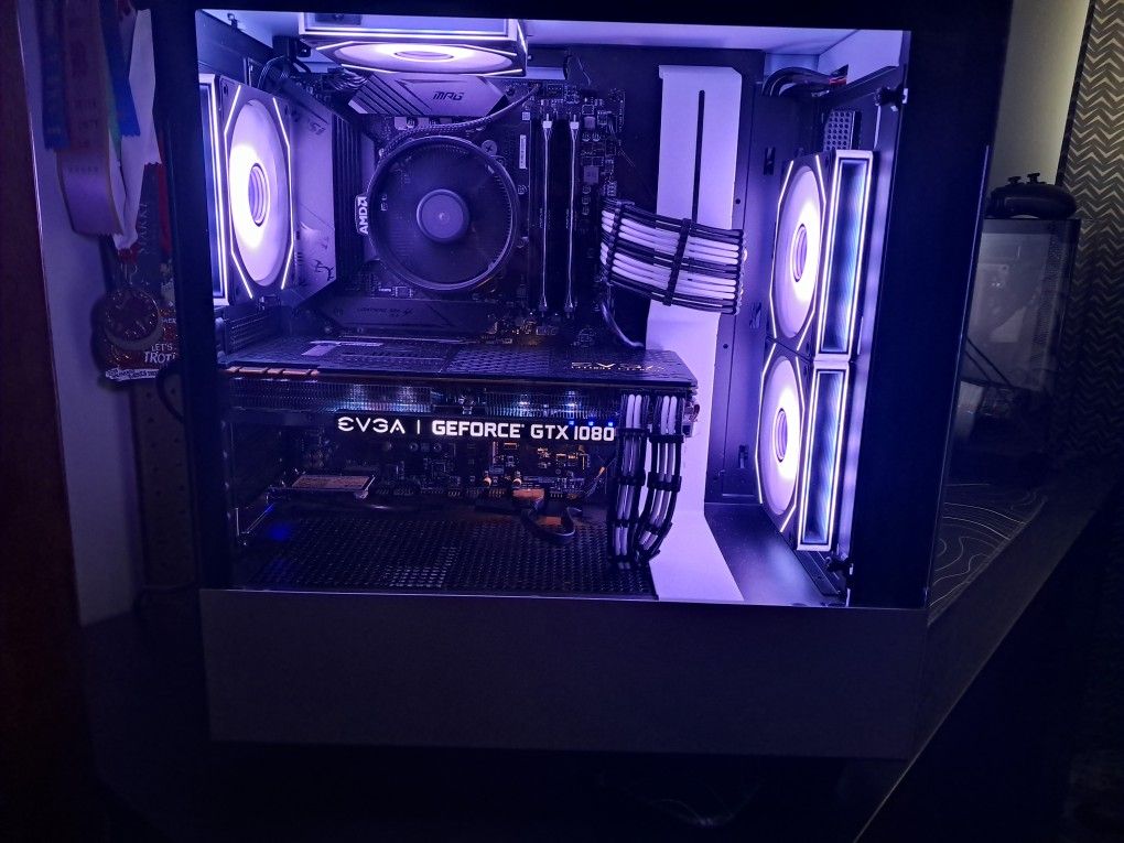 Ryzen 5600G EVGA GTX 1080 Ti 11GB – NZXT White Gaming PC, Wi