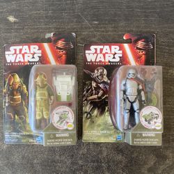 Star Wars the force awakens goss toowers and captain phasma