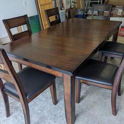 Wooden Dining Table For 6 (Includes Chairs)
