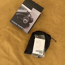 Wireless Headset with AI Noise Cancelling Microphone Bluetooth Headset - Bluetooth V5.2 Headphones with USB Dongle & Mic Mute for