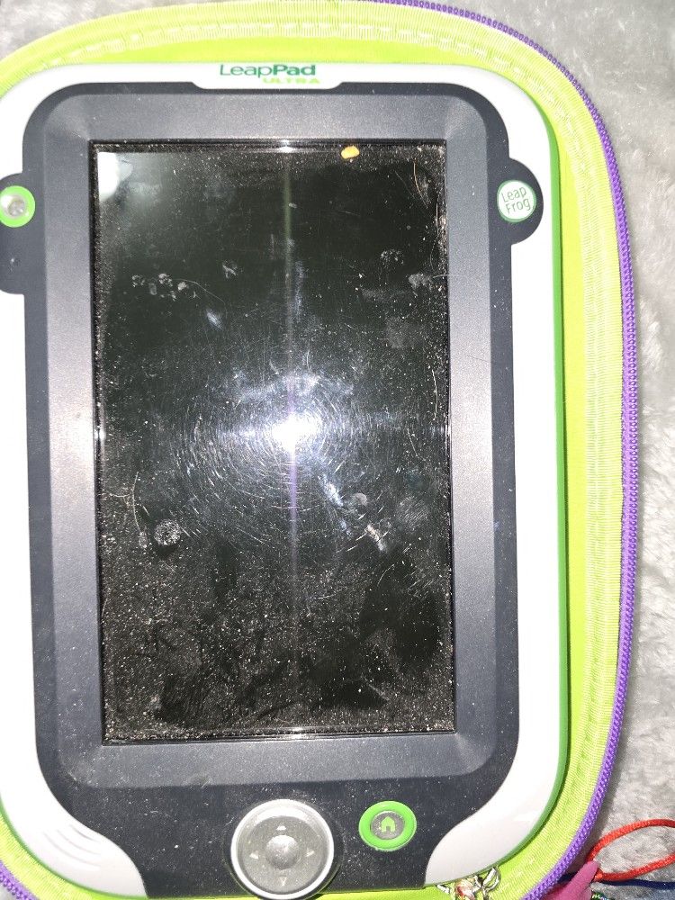 LeapFrog LeapPad Ultra XDi Learning Tablet + 2 Games ~Two Chargers