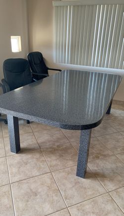 Large Gray Formica Table