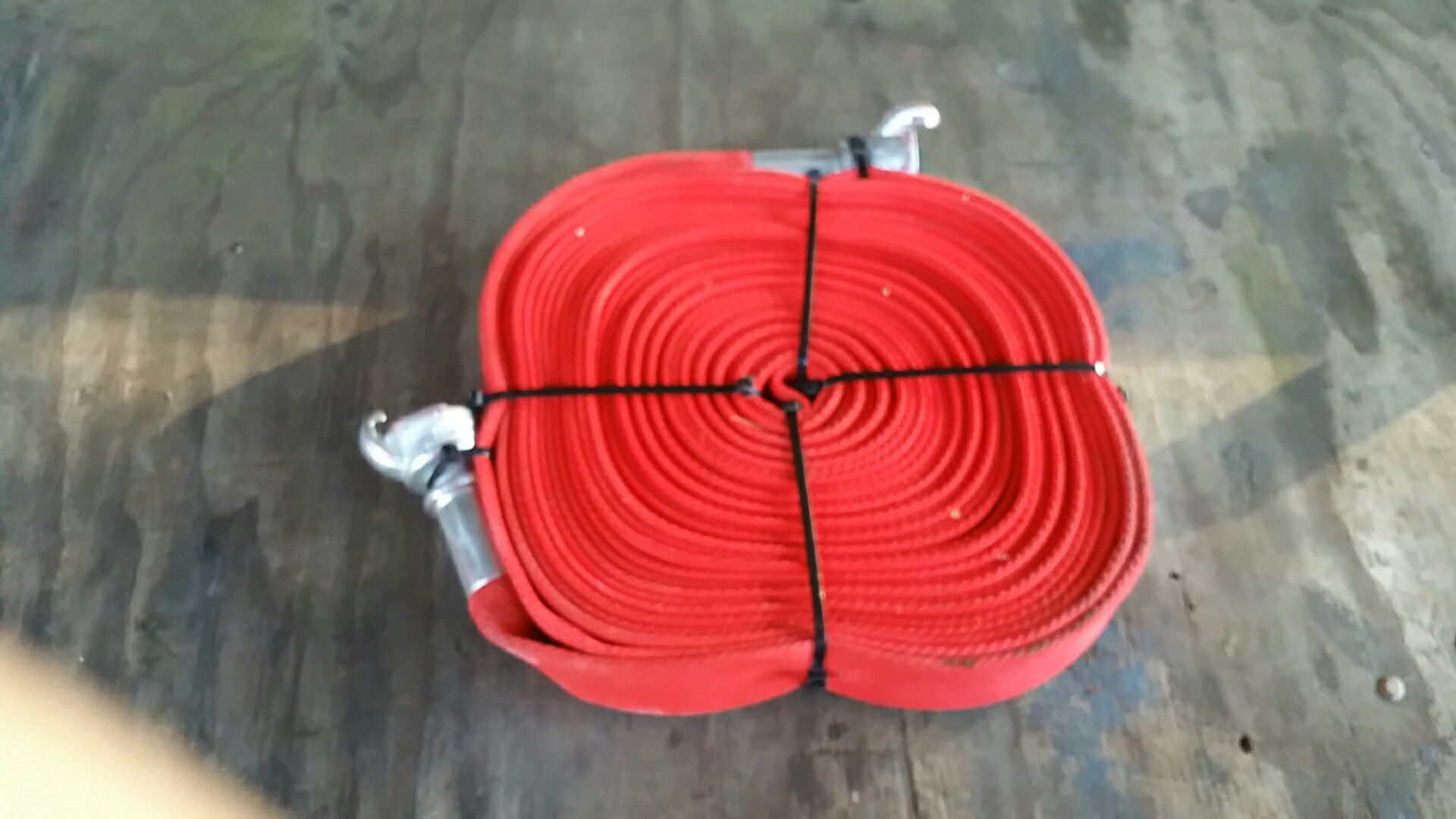 Red hose 50 ft quick couplers commercial