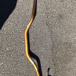 Brand New !! Pro taper Gold Motorcycle Handlebars And Brand New Pro taper Black And Gold Adjustable Front Brake Lever