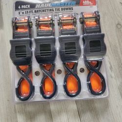 Ratcheting Tie Down Set