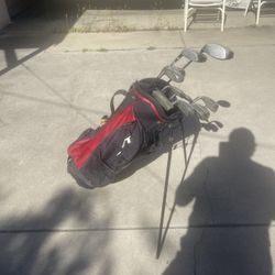 Adult Right Handed Golf Clubs With Standing Bag 