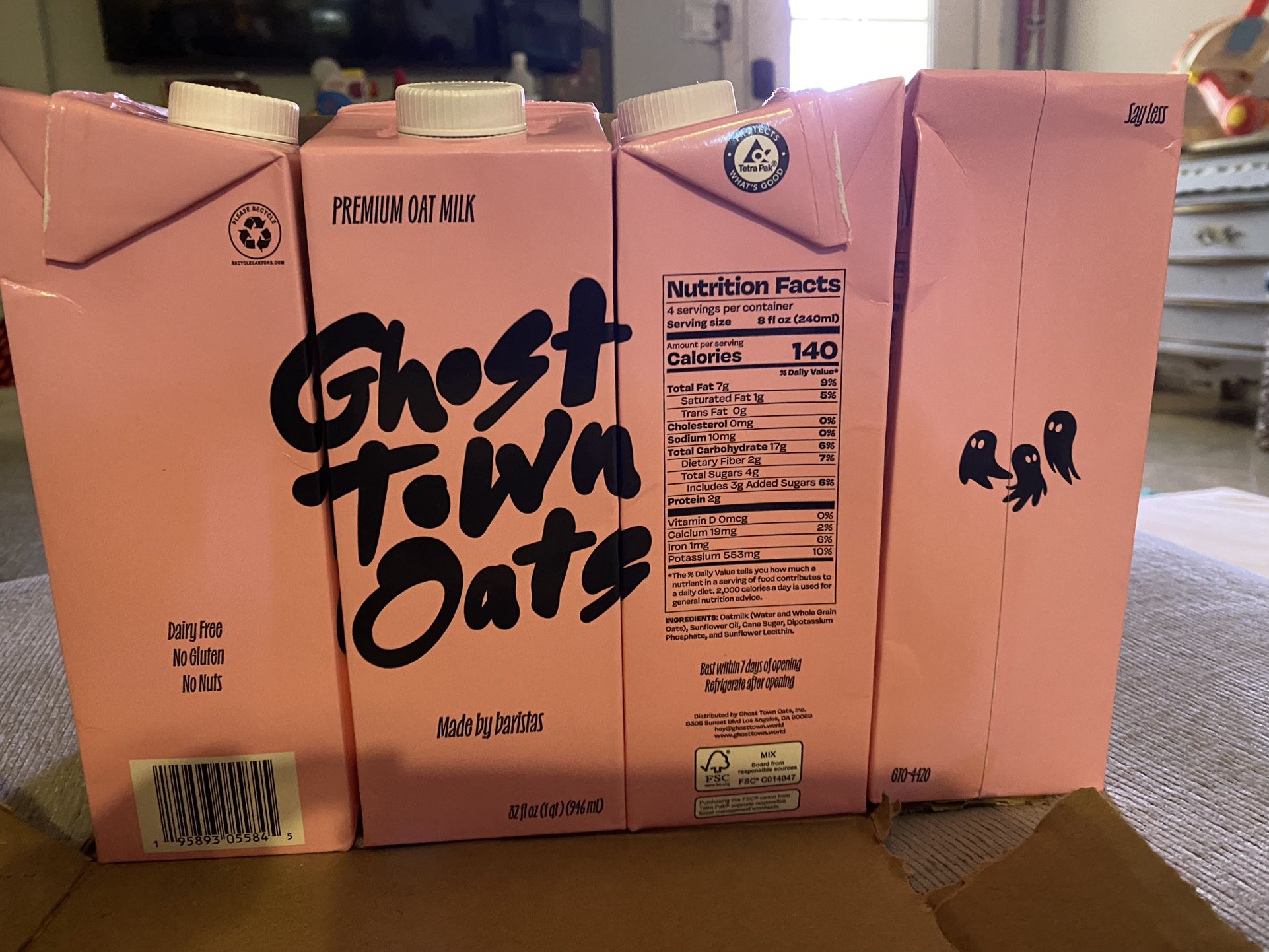 Ghost Town Oats Premium Oat Milk