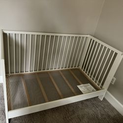 Baby Crib - Can Be Used As A Toddler Bed Too White IKEA 