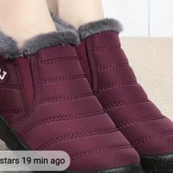 thermal insulated water proof ancle boots
