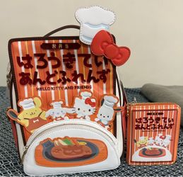Hello Kitty and Friends Backpack Bag with Wallet