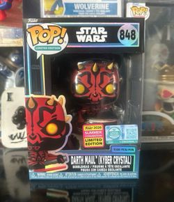 Funko Pop! STAR WARS - Darth Maul (Kyber Crystal) #848 Limited Edition 9500 Pcs/Pzs