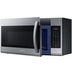 NEW SAMSUNG STAINLESS STEEL OVER THE RANGE MICROWAVE 