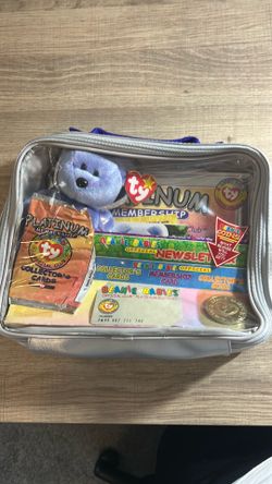 This is a Ty Beanie Babies Official Club Platinum Membership Kit from 1999