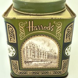 Vintage Harrod’s Knightsbridge London England Empty No. 14 Blend Tea Canister 1990s  *Reduced