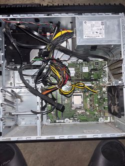 pc parts cpu,motherboard, and power supply