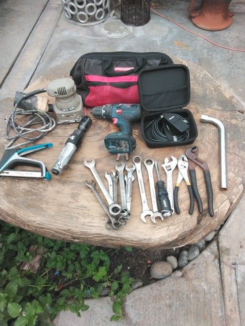 Bosch Drill Sander Staple Gun Wrench 🔧 Air Power Ratchet Rotek Camera With Bag