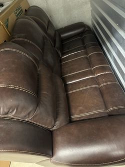 Leather Recliner sofa