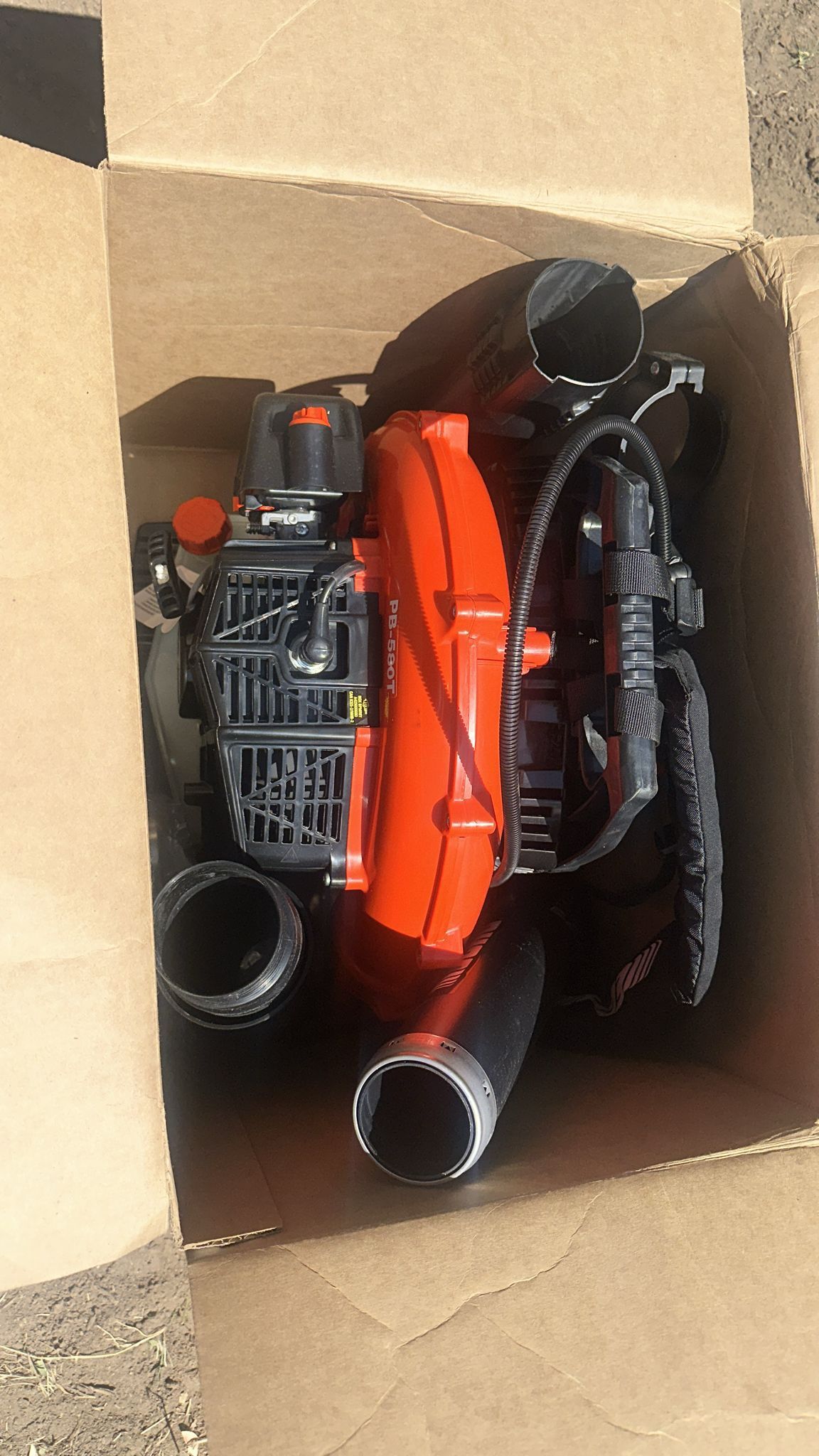 ECHO PB-580 216 MPH 517 CFM 58.2cc Gas 2-Stroke Backpack Leaf Blower with Tube Throttle