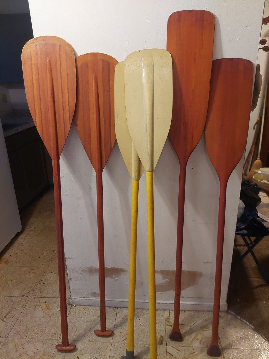 Six Paddles For Sale